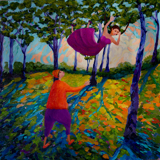 Flying High 18 x 18 (Oil: non-toxic)