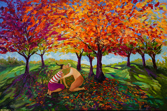 Embrace 20 x 30 (Oil: non-toxic)