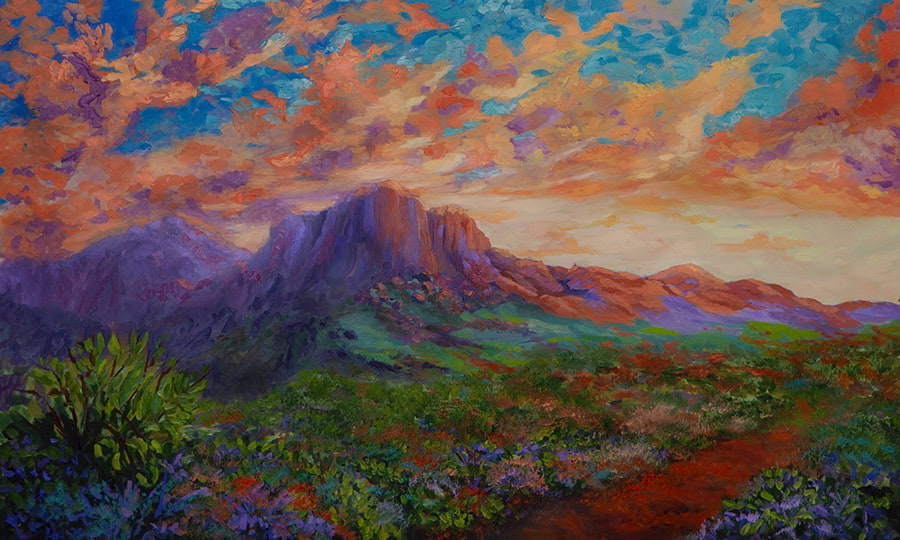 Spring Exhalation 18 x 30 (Oil: Non-toxic)