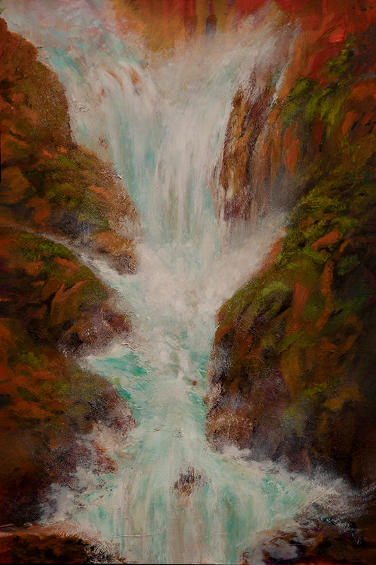 Abundant Falls 24 x 16 (Oil: non-toxic)
