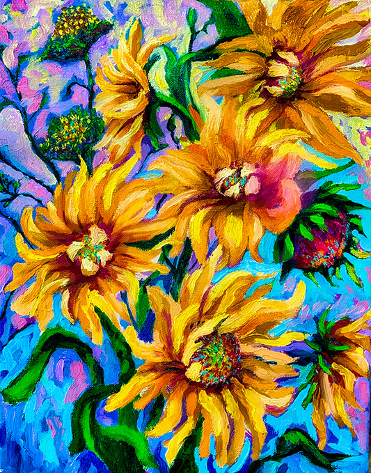 SOLD: Original / Emerging from the Blues (PRINT AVAILABLE)