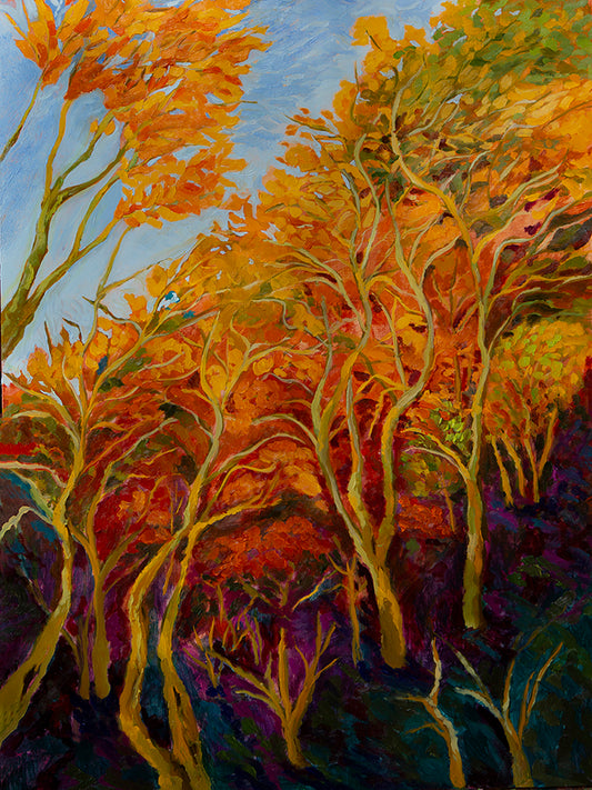 Neural Forest 24 x 18 (Oil: non-toxic)