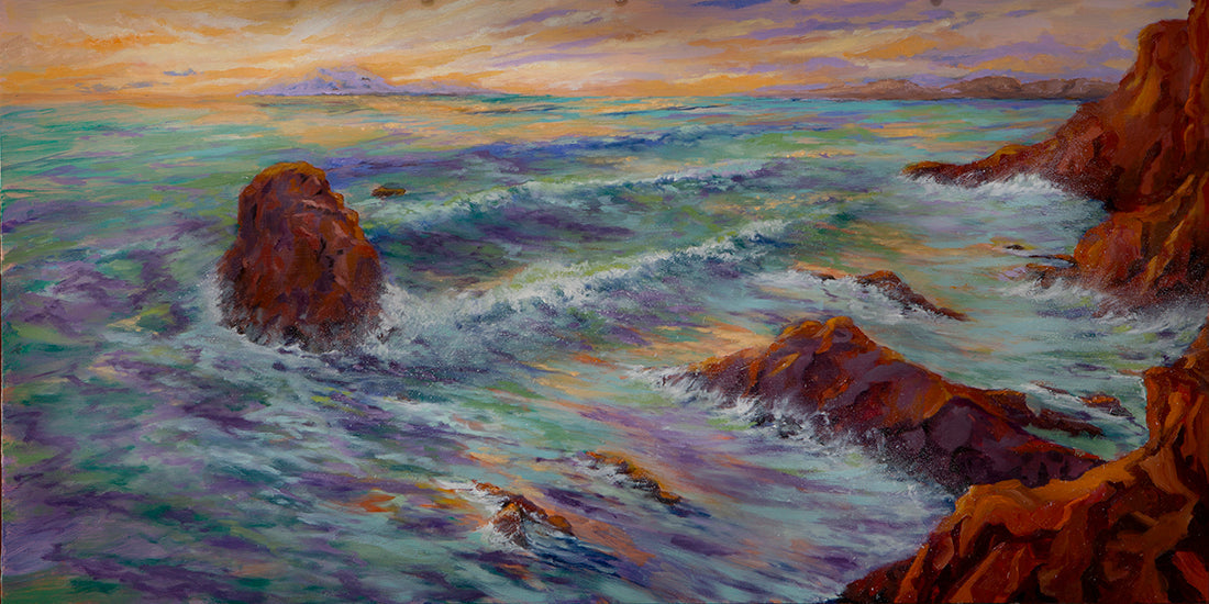 Eternal Billow 18 x 36 (Oil: non-toxic)