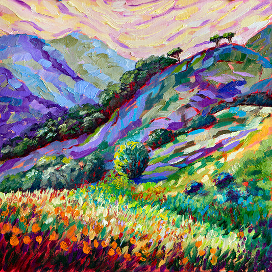 Tranquil Slopes 12 x 12 (Oil: non-toxic)