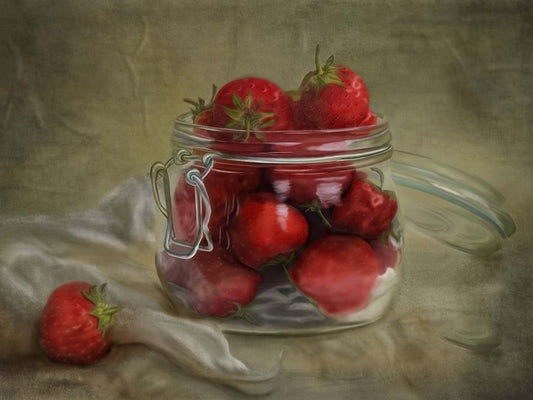 Strawberries in Jar