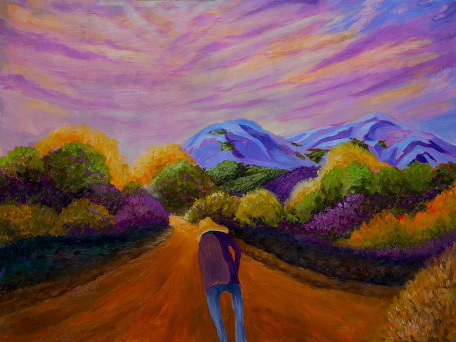 Blazing Trail Print (Original Size 18 x 24)