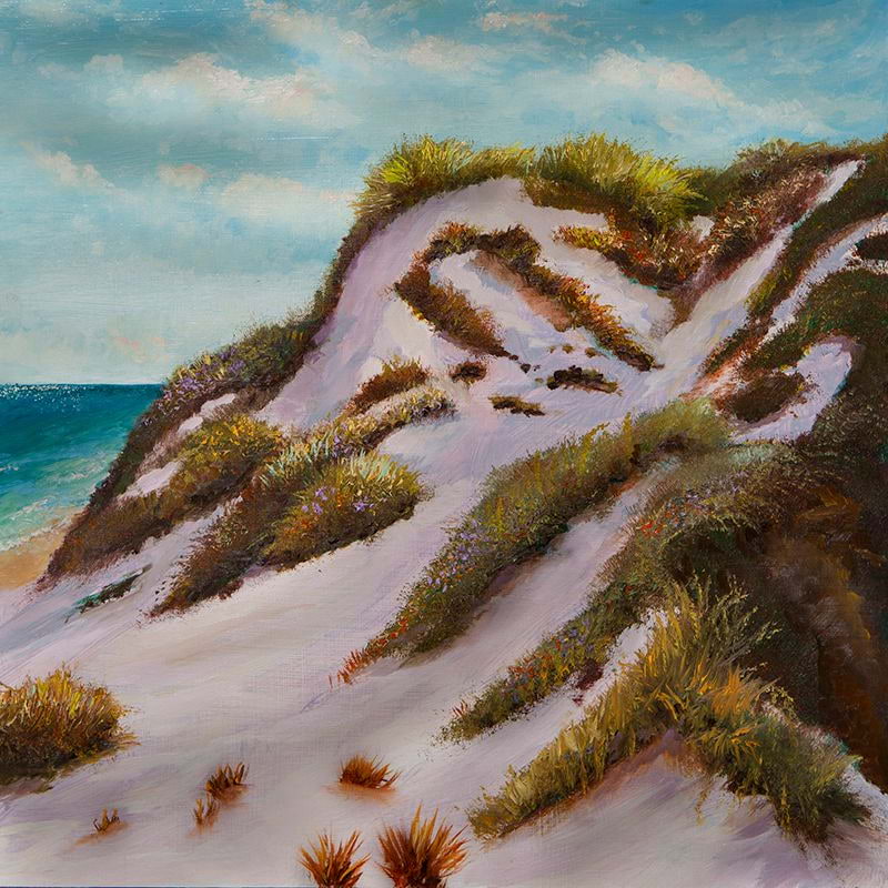 Walking with the Sea Print (Original Size 18 x 18)