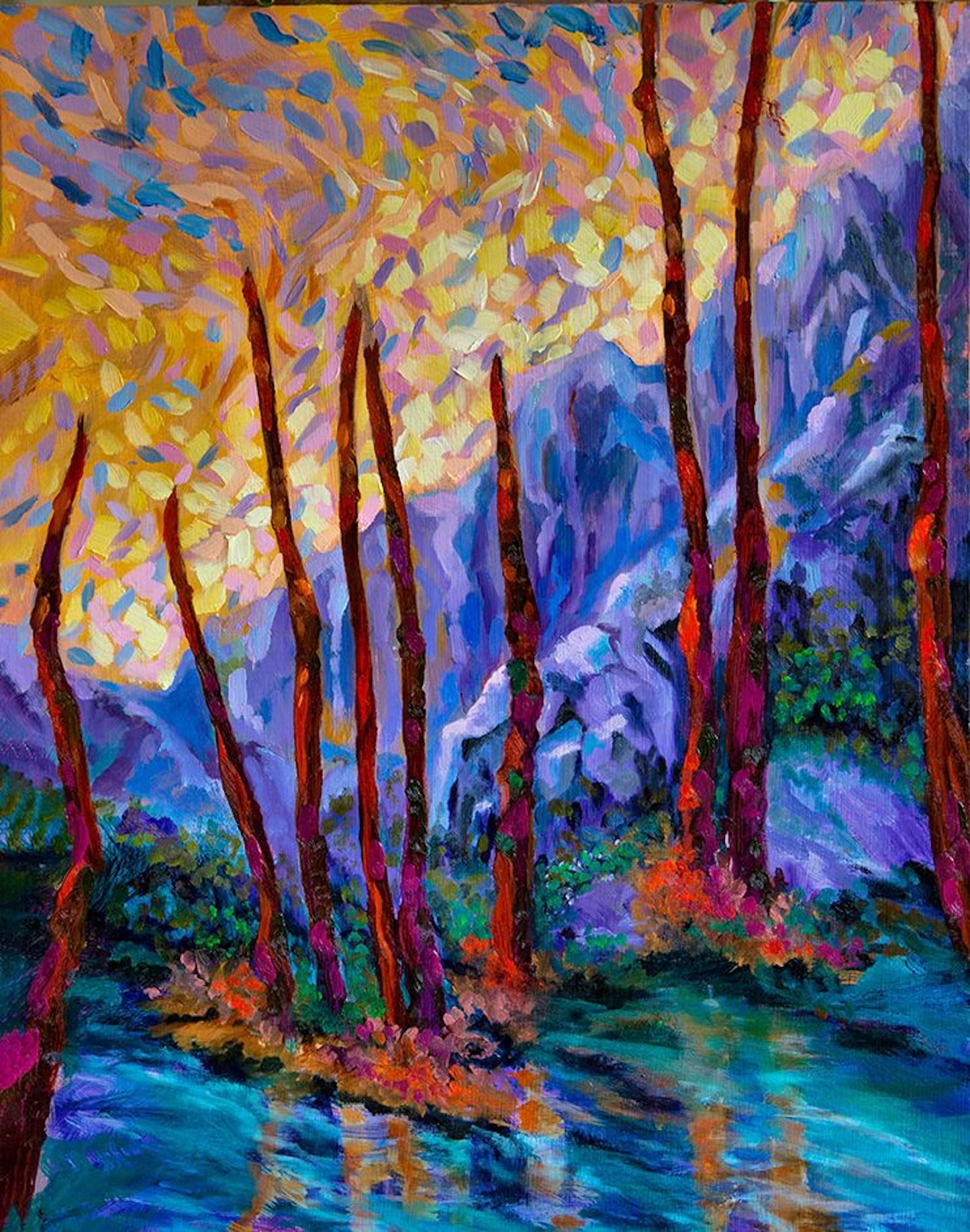 Glowing Celebration Print (Original Size 14 x 11)