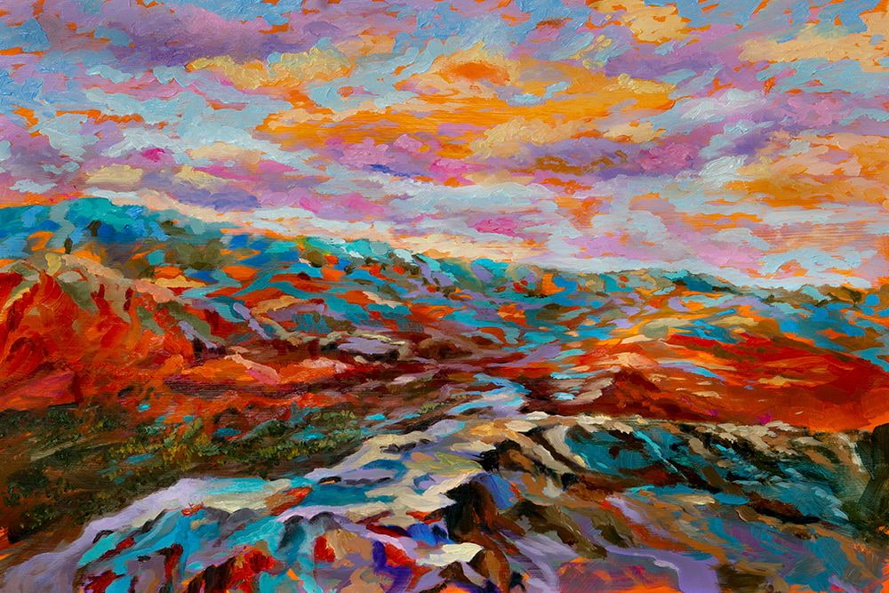 High View Print (Original Size 16 x 24)