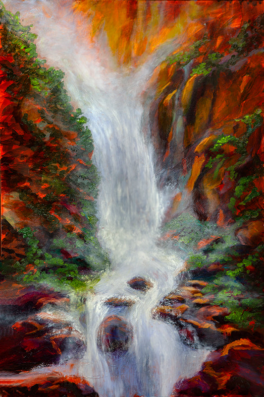 Abundant Falls 24 x 16 (Oil: non-toxic)