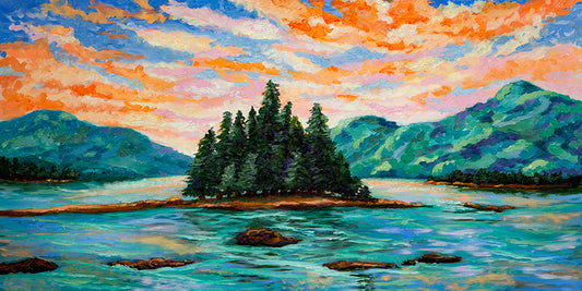 British Columbia 15 x 30 (Oil: non-toxic)