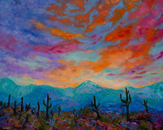 Desert Distinction 24 x 30 (Oil: Non-toxic)