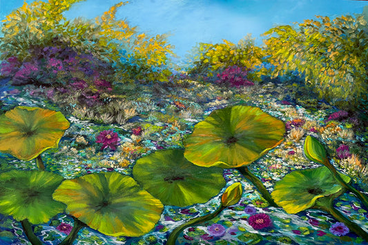 Garden of Light 24 x 36 (Oil: non-toxic)