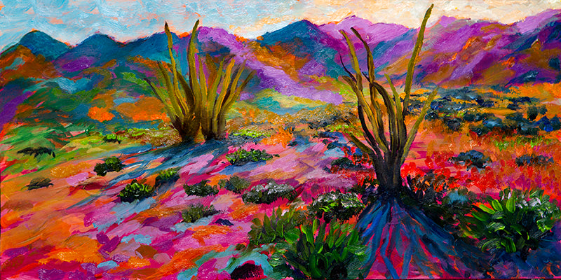 SOLD: Living Desert 6 x 12 (PRINT AVAILABLE)