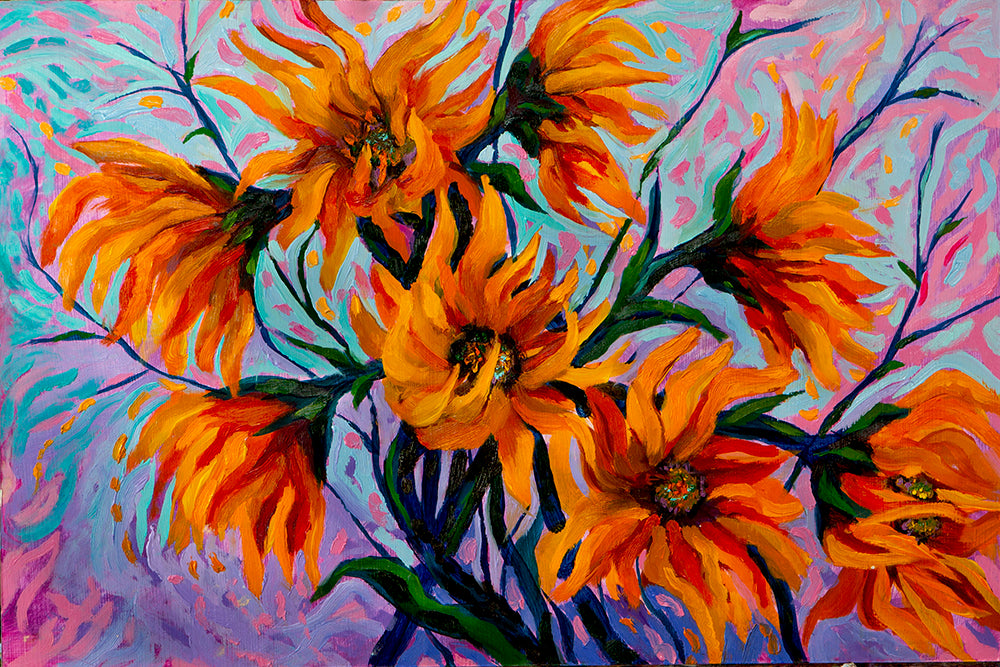 Bold & Bright 12 x 18 (Oil: non-toxic)