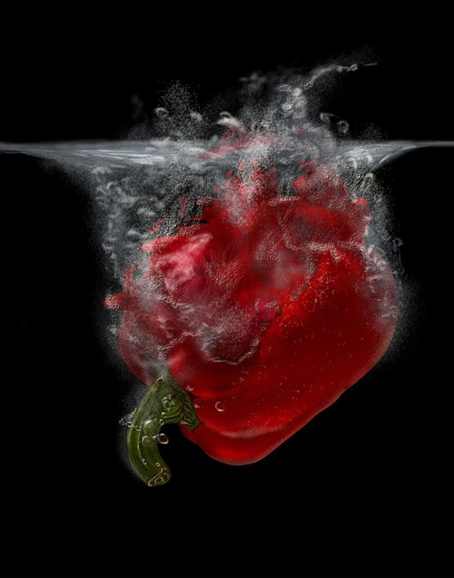 Red Pepper in Water